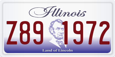 IL license plate Z891972