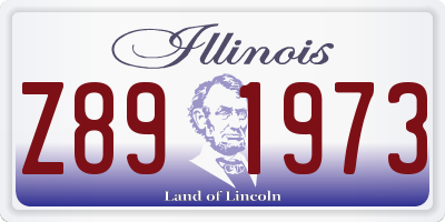 IL license plate Z891973