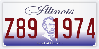 IL license plate Z891974