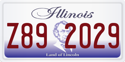 IL license plate Z892029