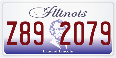IL license plate Z892079