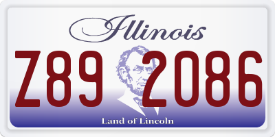 IL license plate Z892086