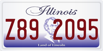 IL license plate Z892095