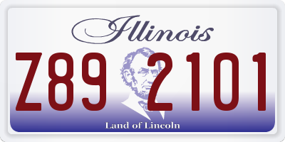 IL license plate Z892101