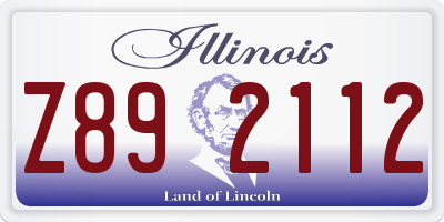 IL license plate Z892112