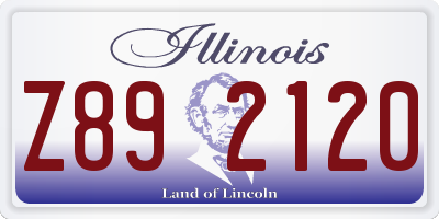 IL license plate Z892120
