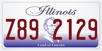 IL license plate Z892129