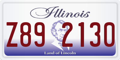 IL license plate Z892130