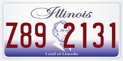 IL license plate Z892131