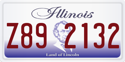 IL license plate Z892132