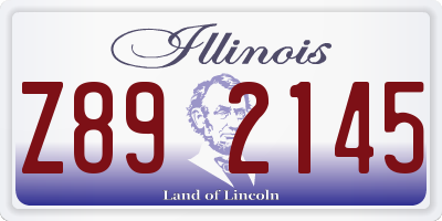 IL license plate Z892145
