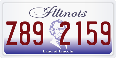 IL license plate Z892159