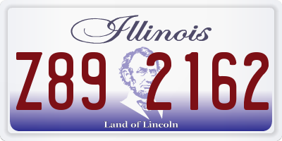 IL license plate Z892162