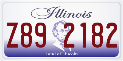 IL license plate Z892182