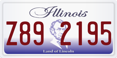 IL license plate Z892195