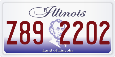 IL license plate Z892202