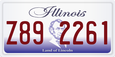 IL license plate Z892261