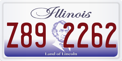 IL license plate Z892262