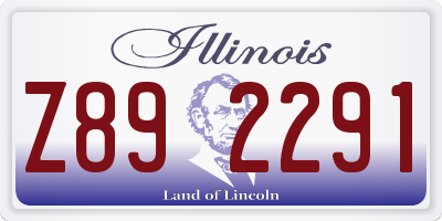 IL license plate Z892291