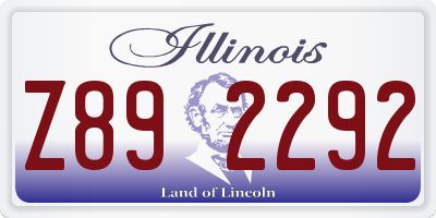 IL license plate Z892292