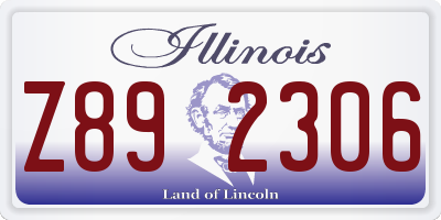 IL license plate Z892306