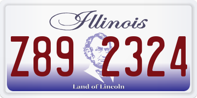IL license plate Z892324