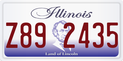 IL license plate Z892435