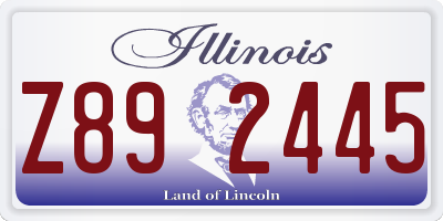 IL license plate Z892445