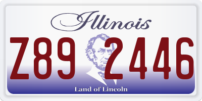 IL license plate Z892446