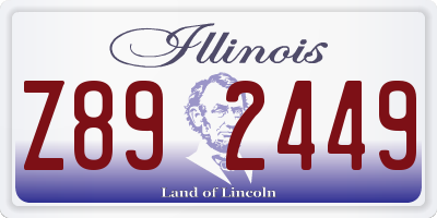 IL license plate Z892449