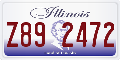 IL license plate Z892472