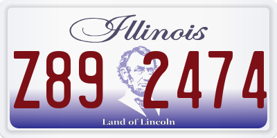 IL license plate Z892474