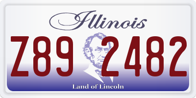IL license plate Z892482