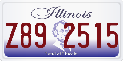 IL license plate Z892515