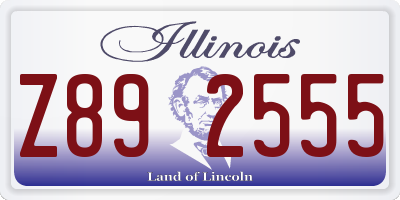 IL license plate Z892555