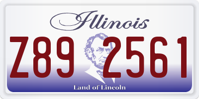 IL license plate Z892561