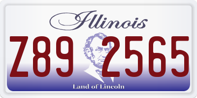 IL license plate Z892565
