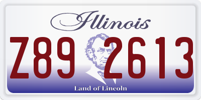 IL license plate Z892613