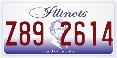IL license plate Z892614