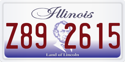 IL license plate Z892615