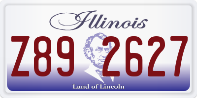 IL license plate Z892627