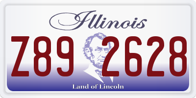 IL license plate Z892628