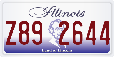 IL license plate Z892644