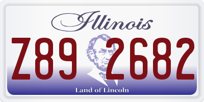 IL license plate Z892682