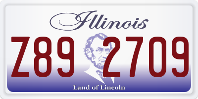 IL license plate Z892709