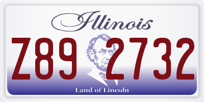 IL license plate Z892732