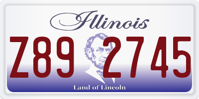 IL license plate Z892745