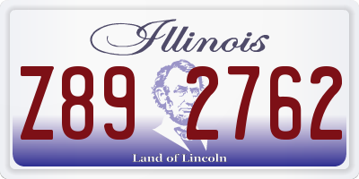 IL license plate Z892762