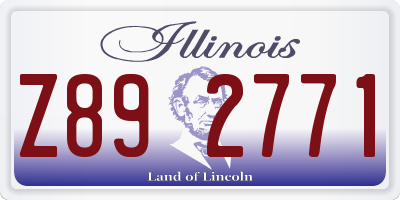IL license plate Z892771
