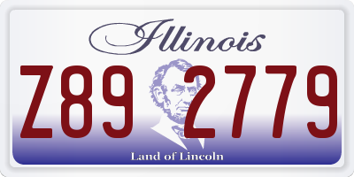 IL license plate Z892779
